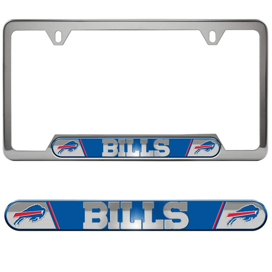 Buffalo Bills Embossed License Plate Frame, 6.25in x 12.25in - Buffalo Bills