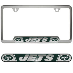 New York Jets Embossed License Plate Frame, 6.25in x 12.25in