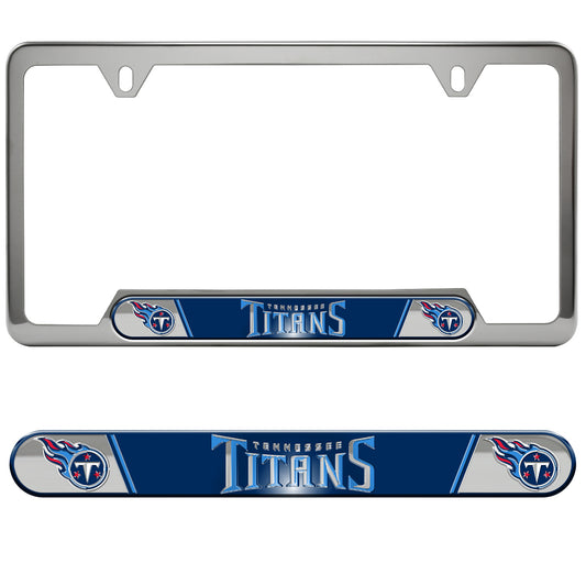 Tennessee Titans Embossed License Plate Frame, 6.25in x 12.25in