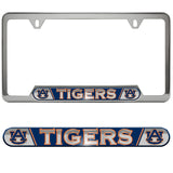 Auburn Tigers Embossed License Plate Frame, 6.25in x 12.25in