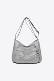 PU Leather Adjustable Strap Shoulder Bag - Flyclothing LLC