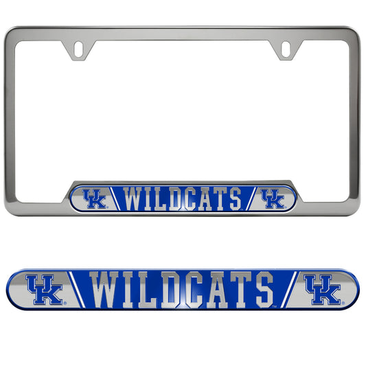 Kentucky Wildcats Embossed License Plate Frame, 6.25in x 12.25in