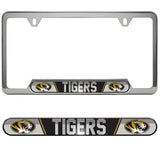 Missouri Tigers Embossed License Plate Frame, 6.25in x 12.25in