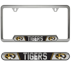 Missouri Tigers Embossed License Plate Frame, 6.25in x 12.25in