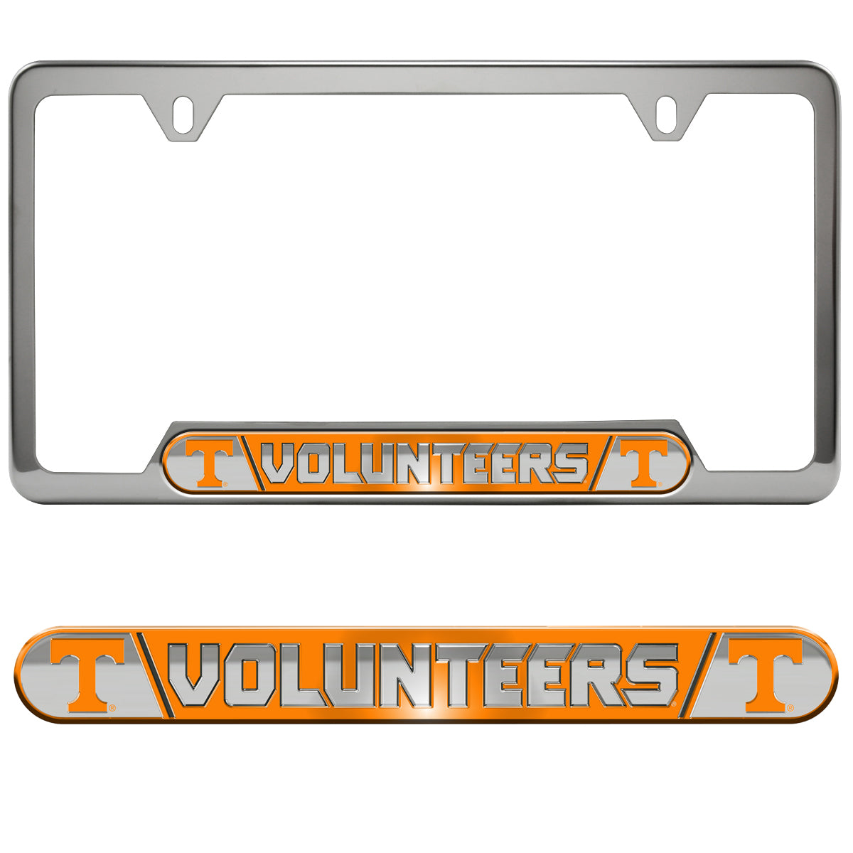 Tennessee Volunteers Embossed License Plate Frame, 6.25in x 12.25in