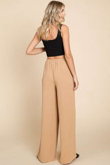 Culture Code Full Size High Waist Wide Leg Cargo Pants Trendsi