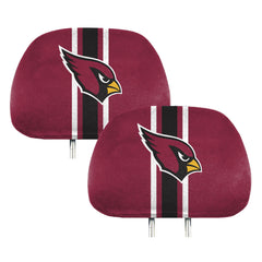 Arizona Cardinals Printed Head Rest Cover Set - 2 Pieces