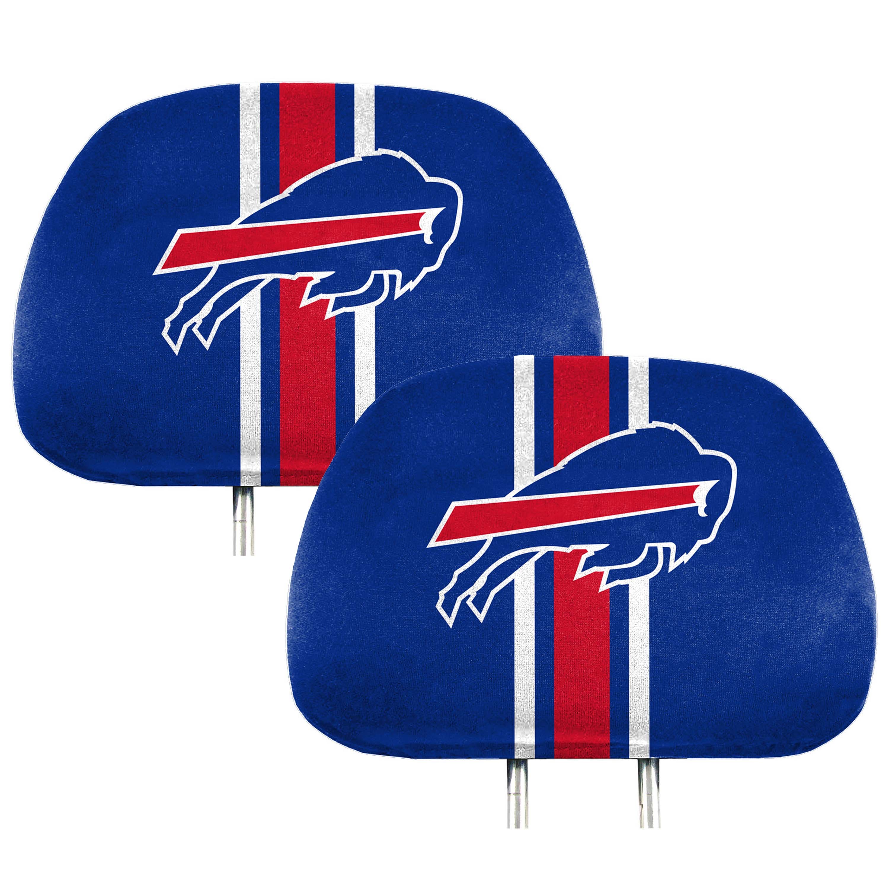 Buffalo Bills Printed Head Rest Cover Set - 2 Pieces - Buffalo Bills