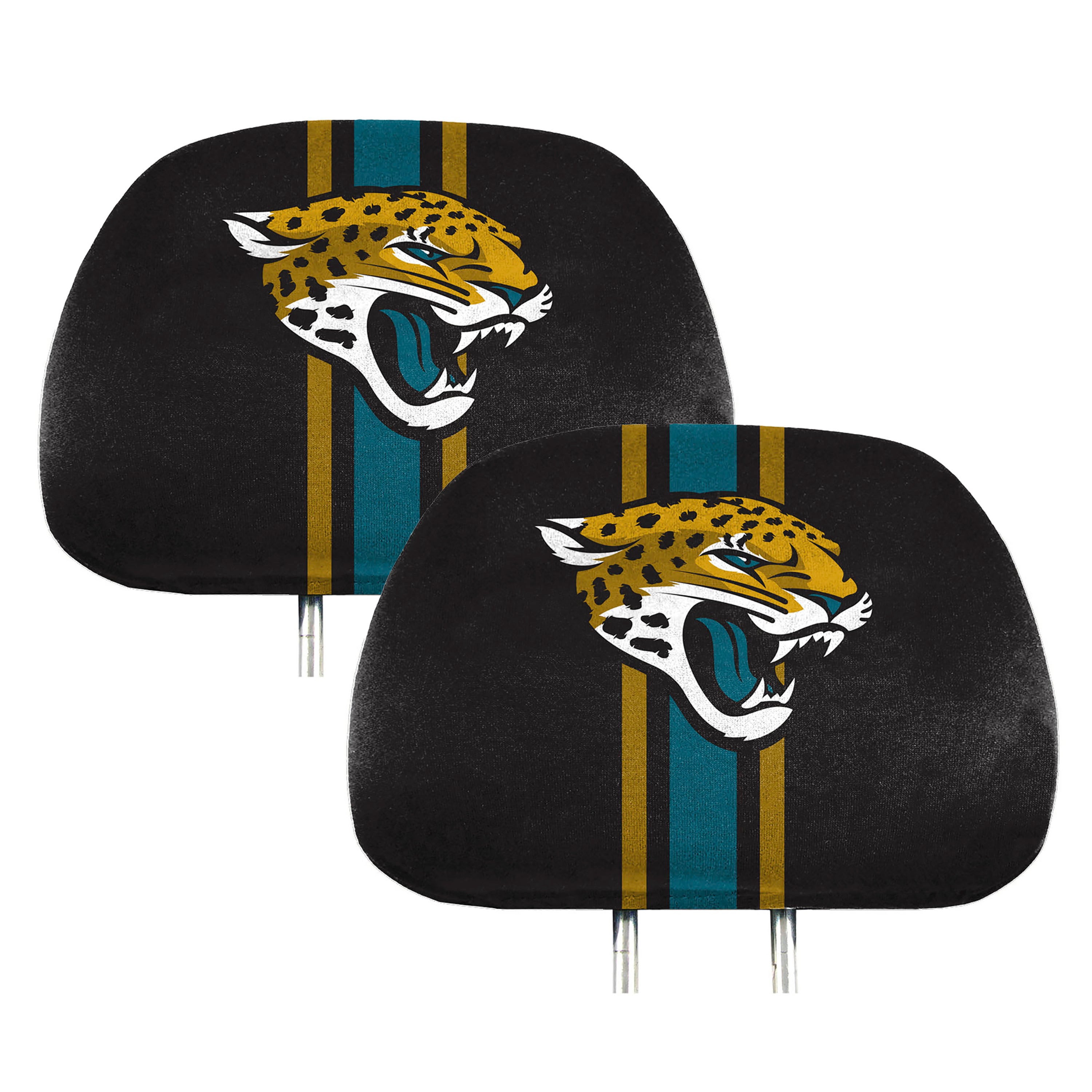 Jacksonville Jaguars Printed Head Rest Cover Set - 2 Pieces