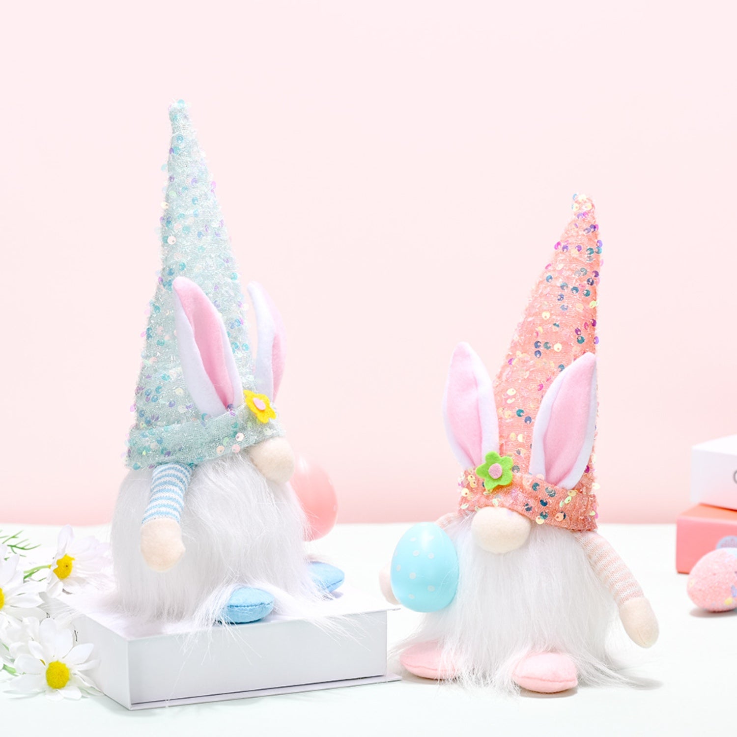 Easter Sequin Pointed Hat Faceless Gnome - Flyclothing LLC