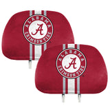 Alabama Crimson Tide Printed Head Rest Cover Set - 2 Pieces