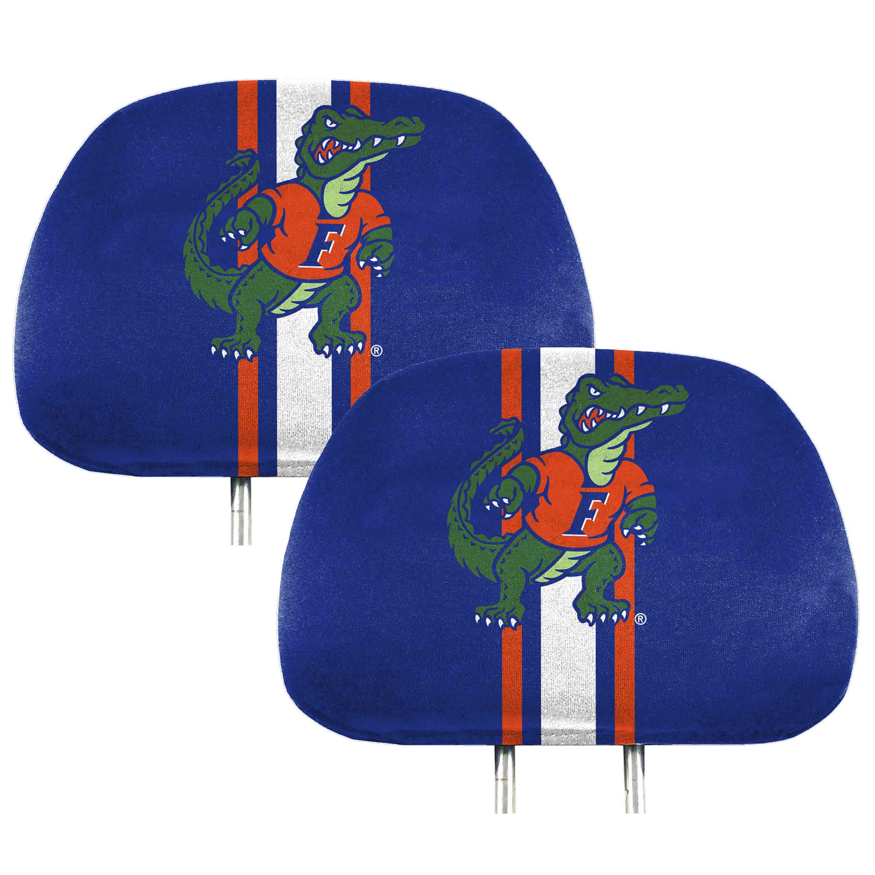 Florida Gators Printed Head Rest Cover Set - 2 Pieces