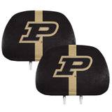 Purdue Boilermakers Printed Head Rest Cover Set - 2 Pieces