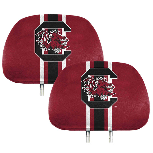 South Carolina Gamecocks Printed Head Rest Cover Set - 2 Pieces