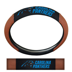 Carolina Panthers Football Grip Steering Wheel Cover 15" Diameter