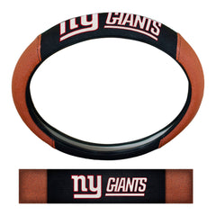 New York Giants Football Grip Steering Wheel Cover 15" Diameter