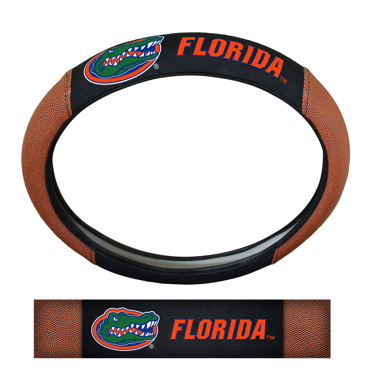 Florida Gators Football Grip Steering Wheel Cover 15" Diameter