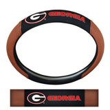 Georgia Bulldogs Football Grip Steering Wheel Cover 15" Diameter