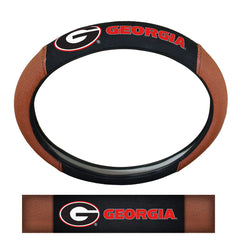 Georgia Bulldogs Football Grip Steering Wheel Cover 15" Diameter