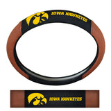 Iowa Hawkeyes Football Grip Steering Wheel Cover 15" Diameter