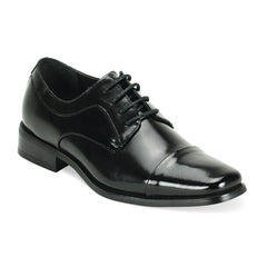 Giorgio Venturi Cap Toe Lace Shoe Black