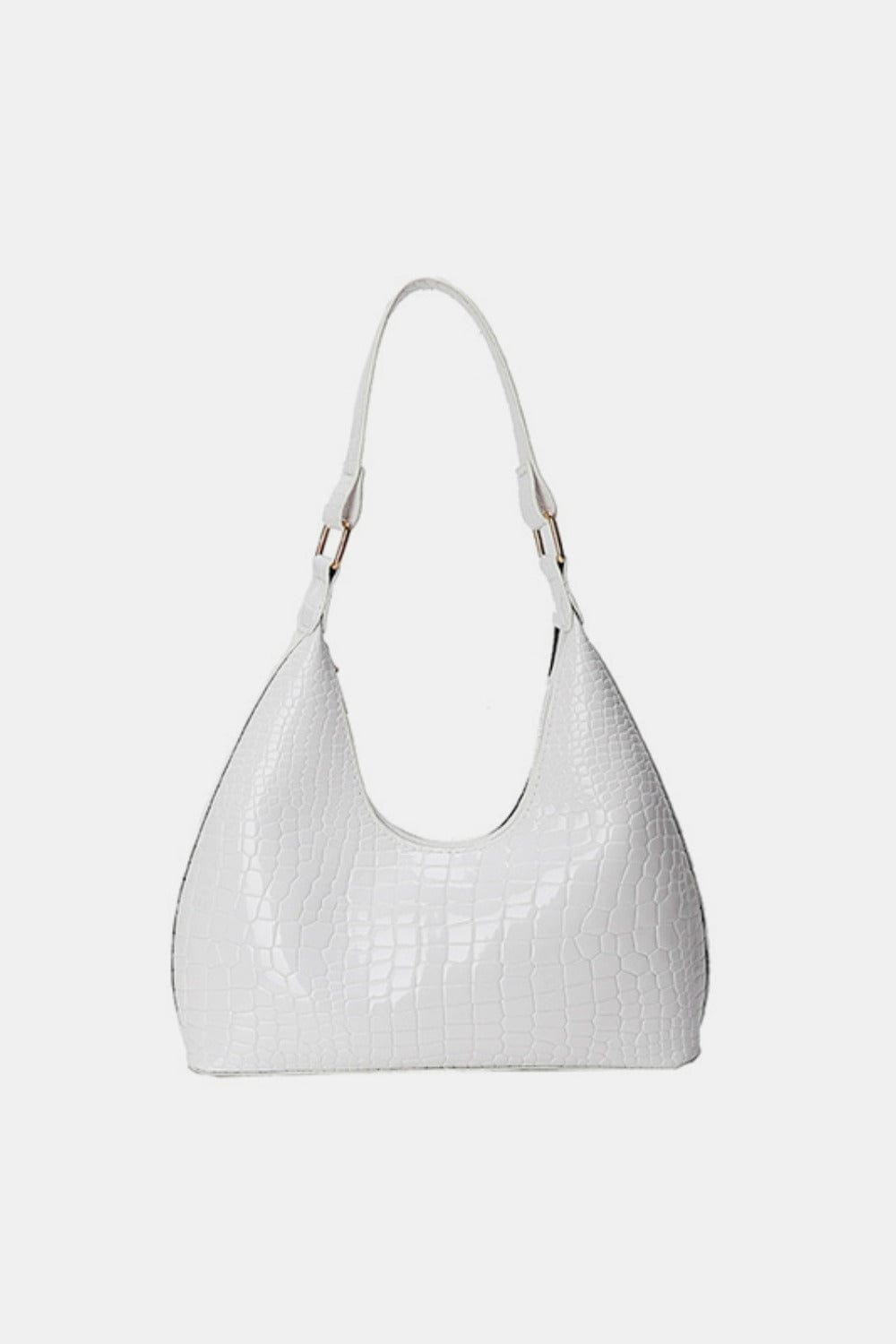 PU Leather Stone Texture Shoulder Bag - Trendsi