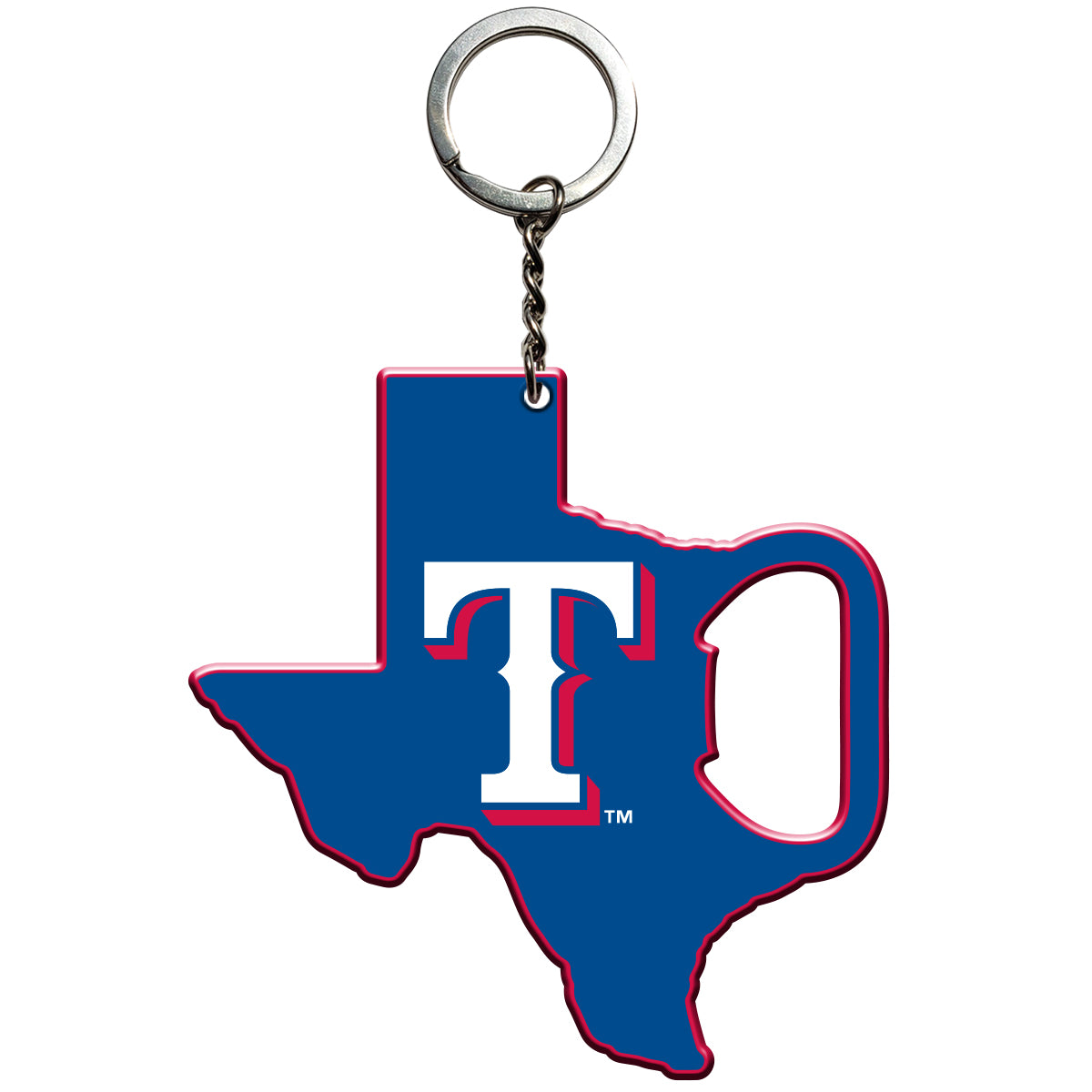 Texas Rangers Keychain Bottle Opener