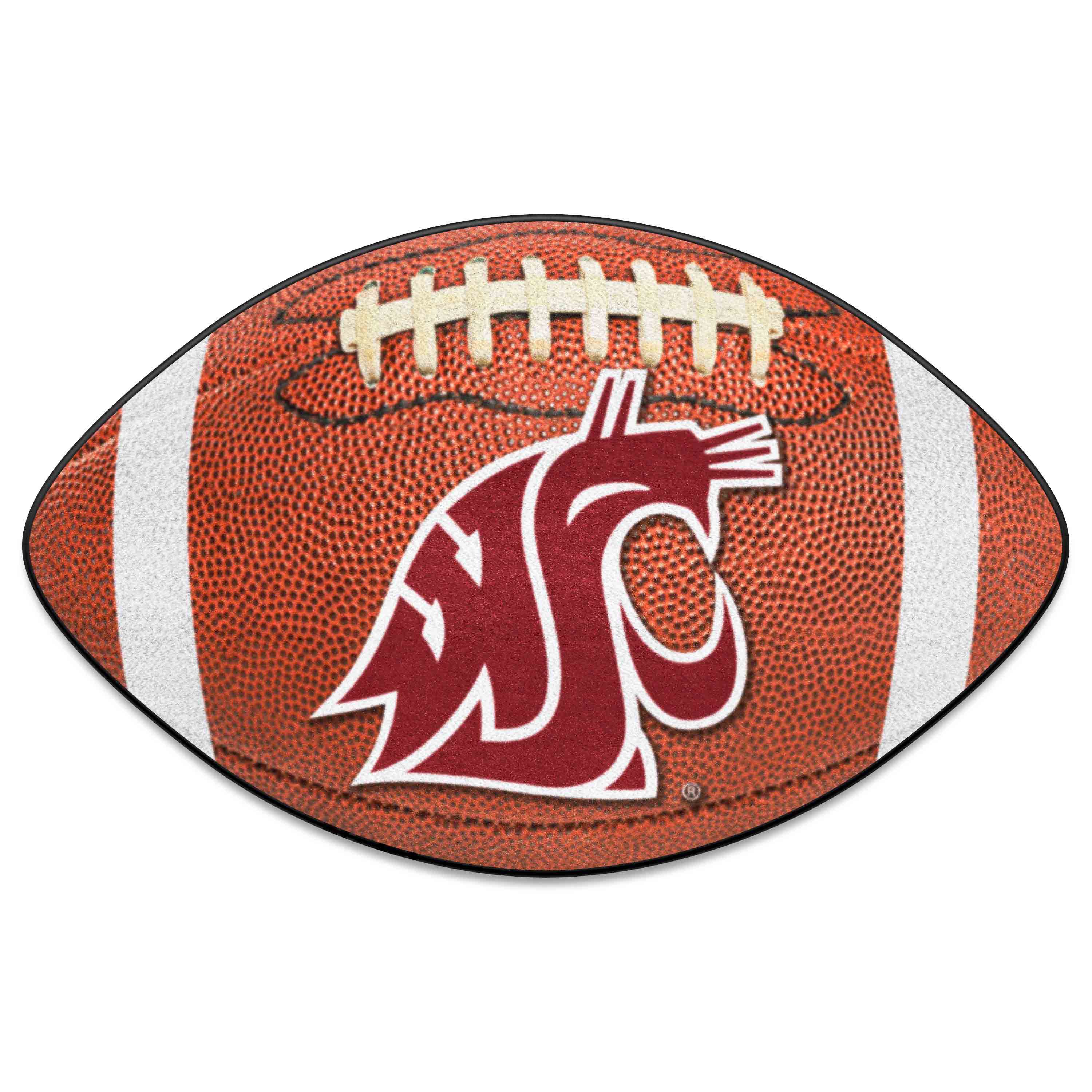 Washington State Cougars Football Rug - 20.5in. x 32.5in.