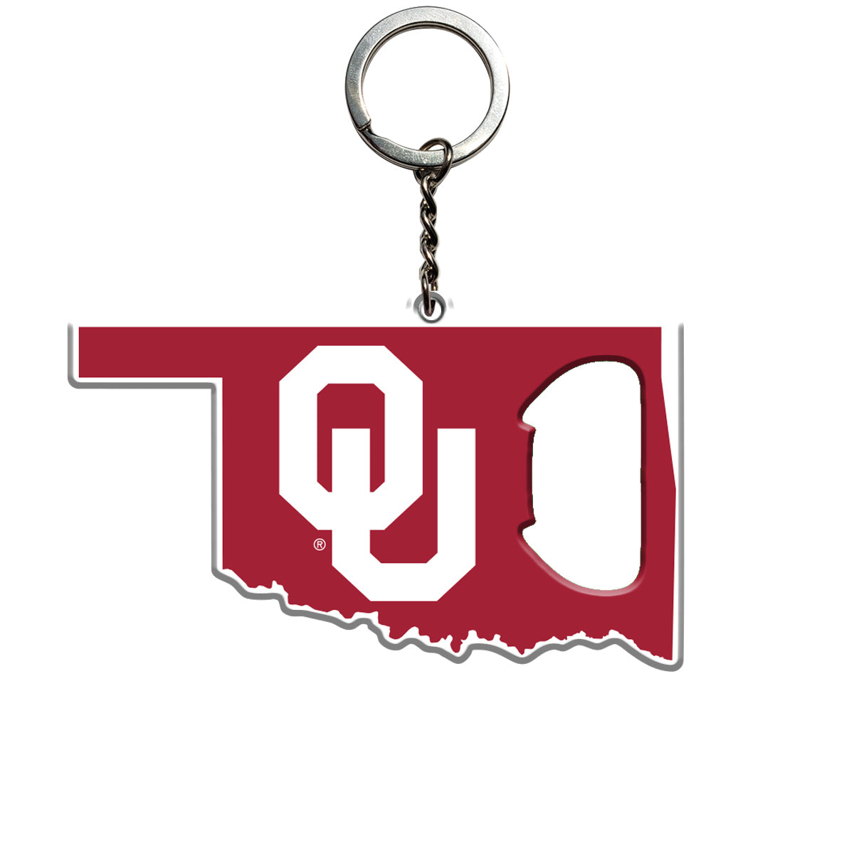 Oklahoma Sooners Keychain Bottle Opener - Oklahoma