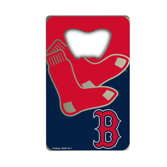 Boston Red Sox Credit Card Style Bottle Opener - 2” x 3.25