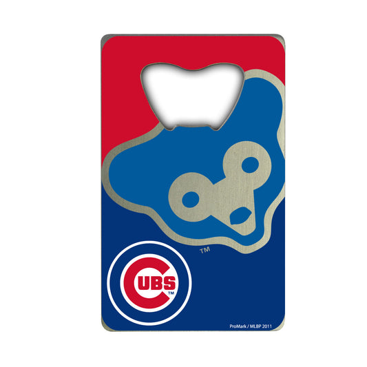 Chicago Cubs Credit Card Style Bottle Opener - 2” x 3.25