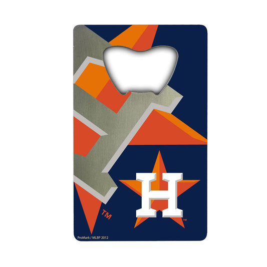 Houston Astros Credit Card Style Bottle Opener - 2” x 3.25