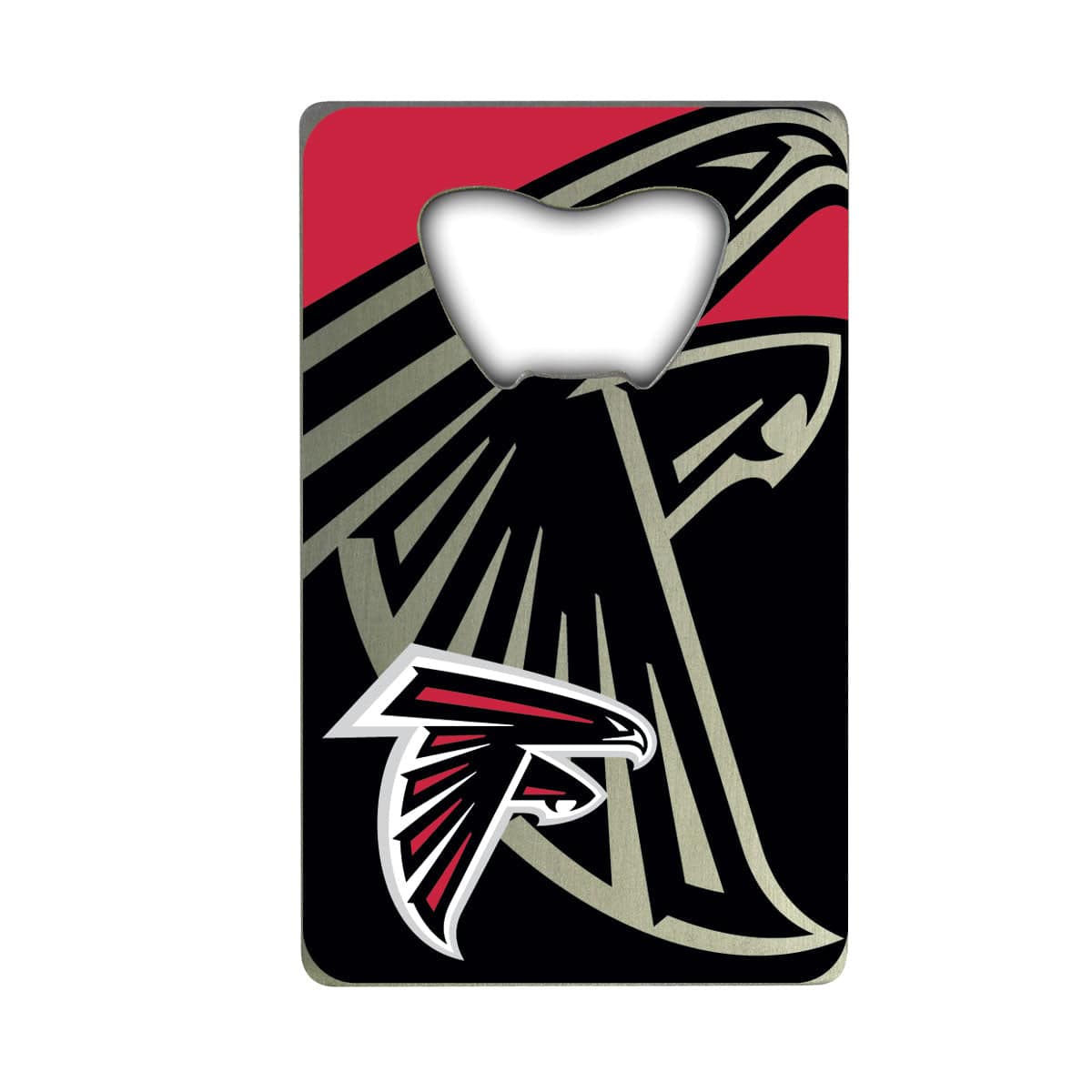 Atlanta Falcons Credit Card Style Bottle Opener - 2” x 3.25 - Atlanta Falcons