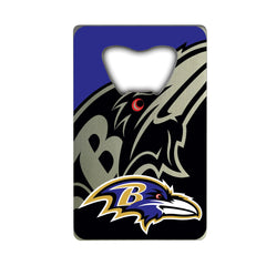 Baltimore Ravens Credit Card Style Bottle Opener - 2” x 3.25 - Baltimore Ravens