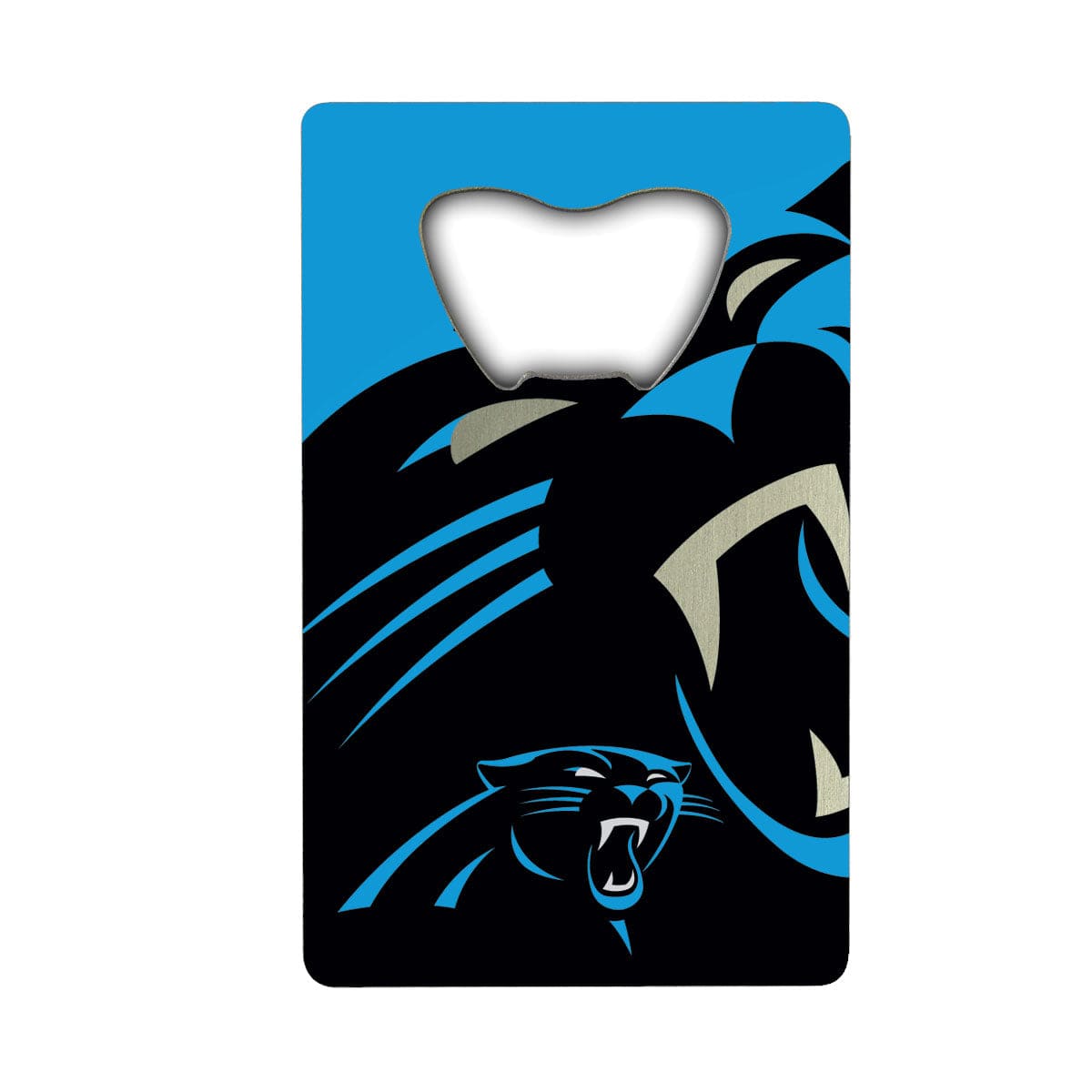 Carolina Panthers Credit Card Style Bottle Opener - 2” x 3.25 - Carolina Panthers