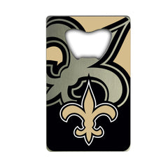 New Orleans Saints Credit Card Style Bottle Opener - 2” x 3.25