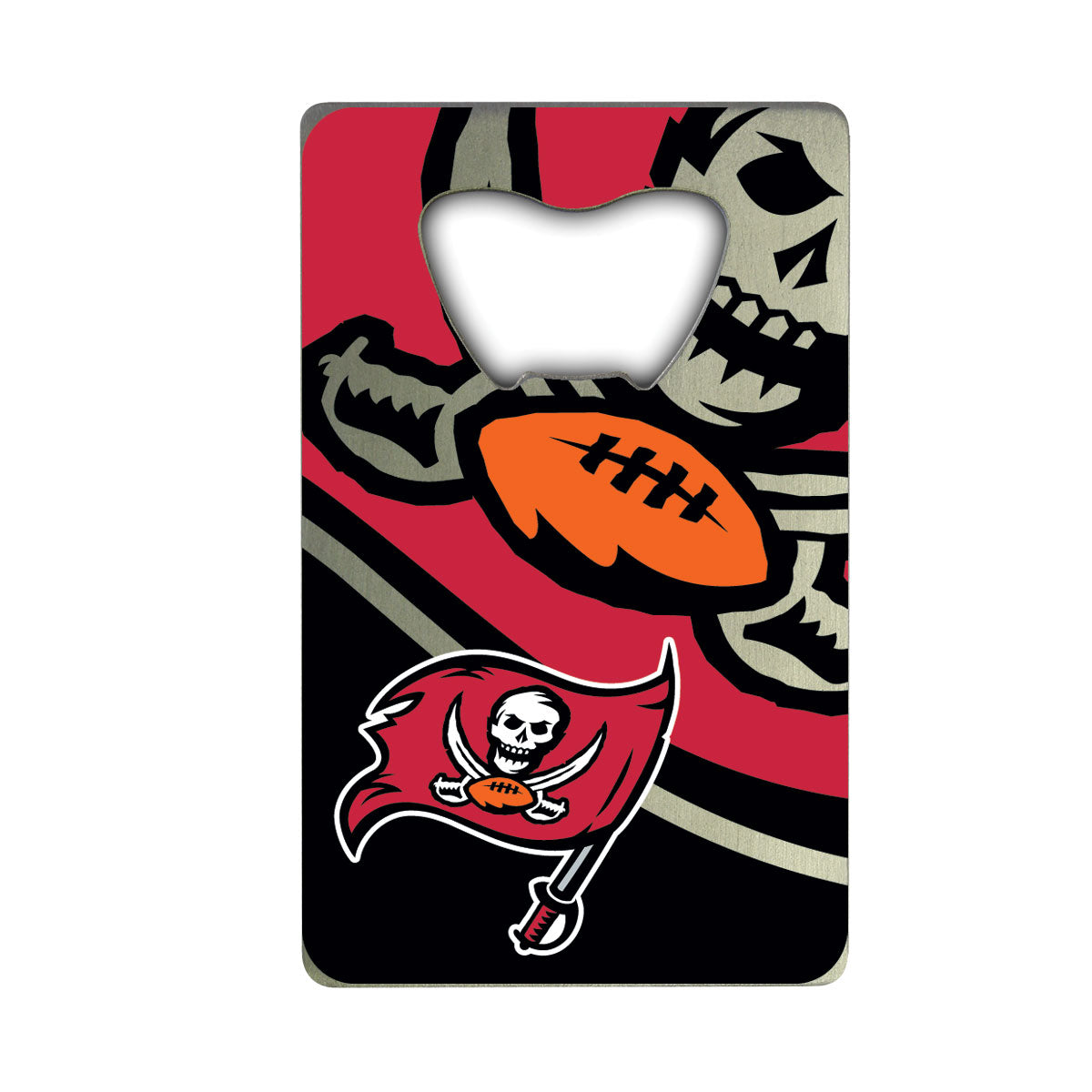 Tampa Bay Buccaneers Credit Card Style Bottle Opener - 2” x 3.25