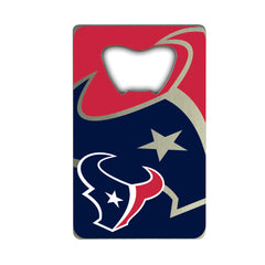 Houston Texans Credit Card Style Bottle Opener - 2” x 3.25