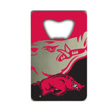 Arkansas Razorbacks Credit Card Style Bottle Opener - 2” x 3.25