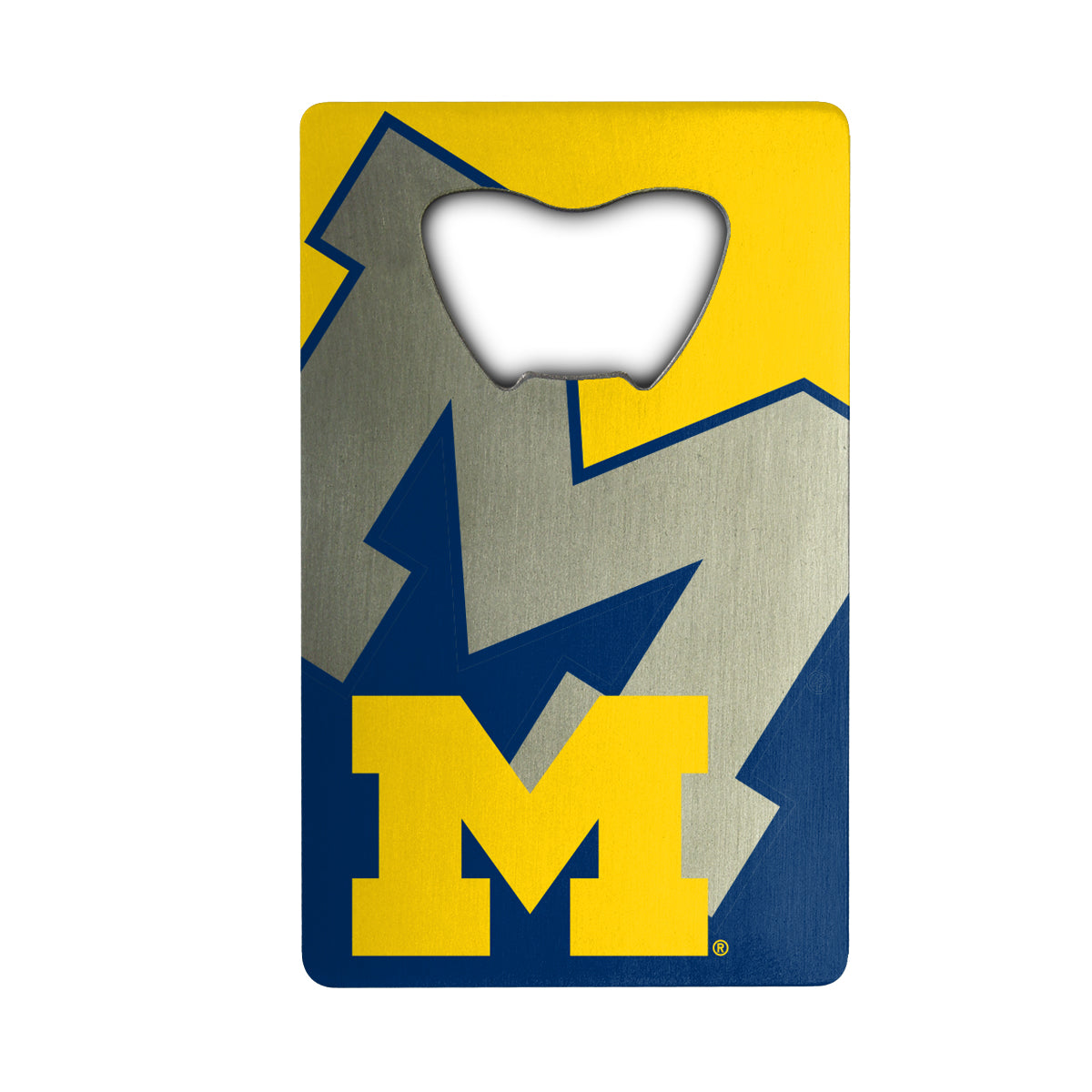 Michigan Wolverines Credit Card Style Bottle Opener - 2” x 3.25