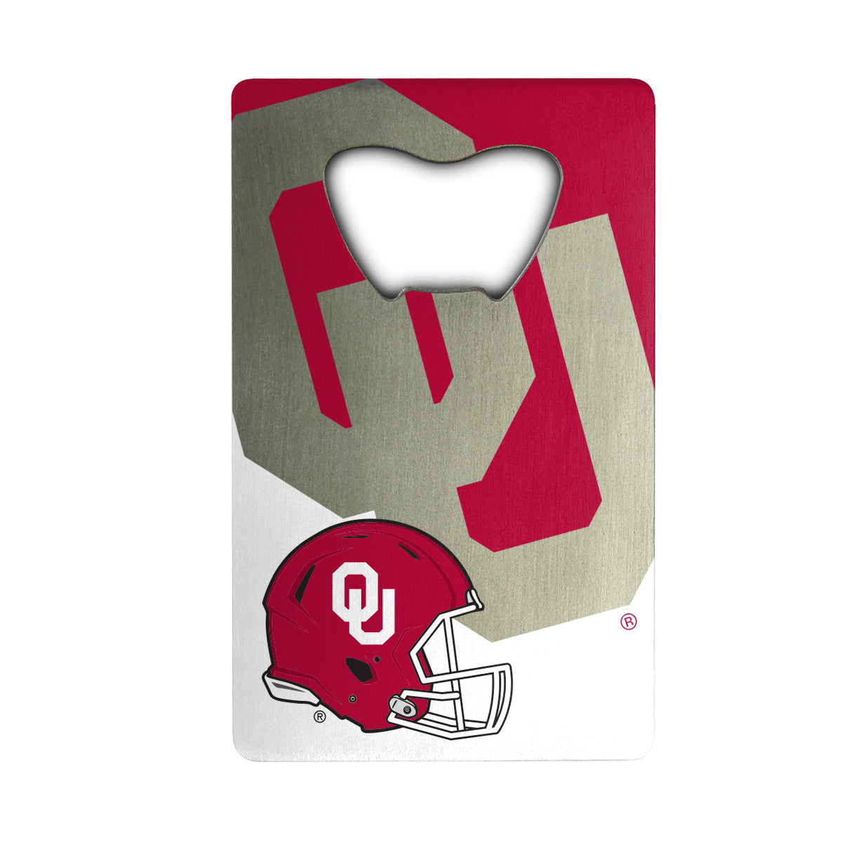 Oklahoma Sooners Credit Card Style Bottle Opener - 2” x 3.25