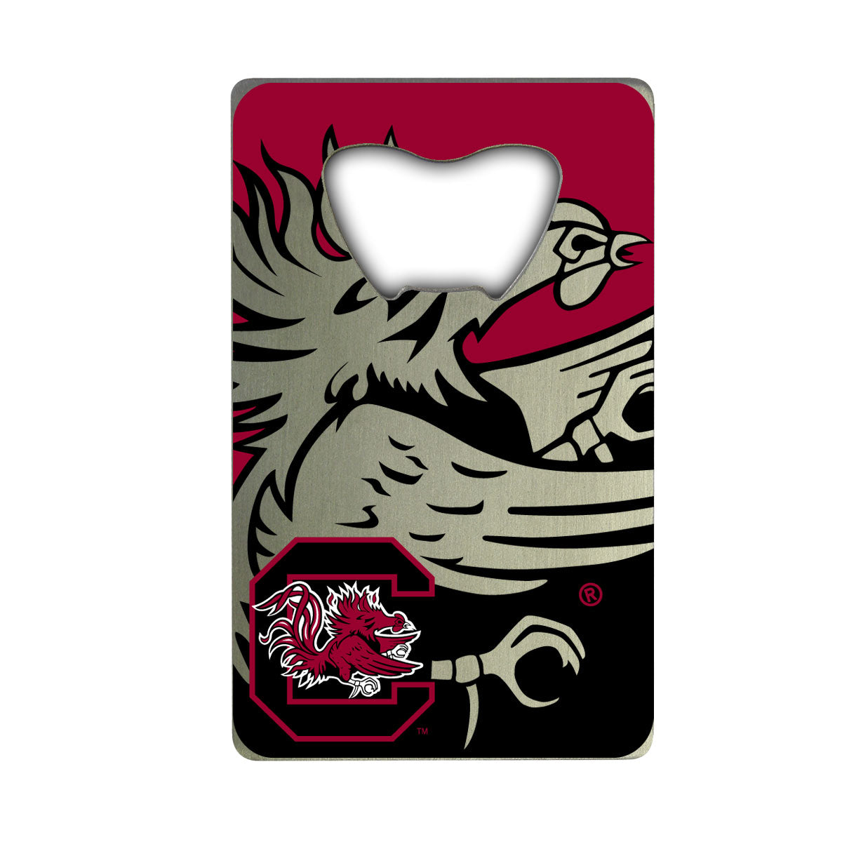 South Carolina Gamecocks Credit Card Style Bottle Opener - 2” x 3.25