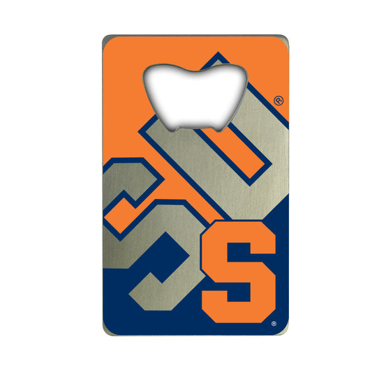 Syracuse Orange Credit Card Style Bottle Opener - 2” x 3.25