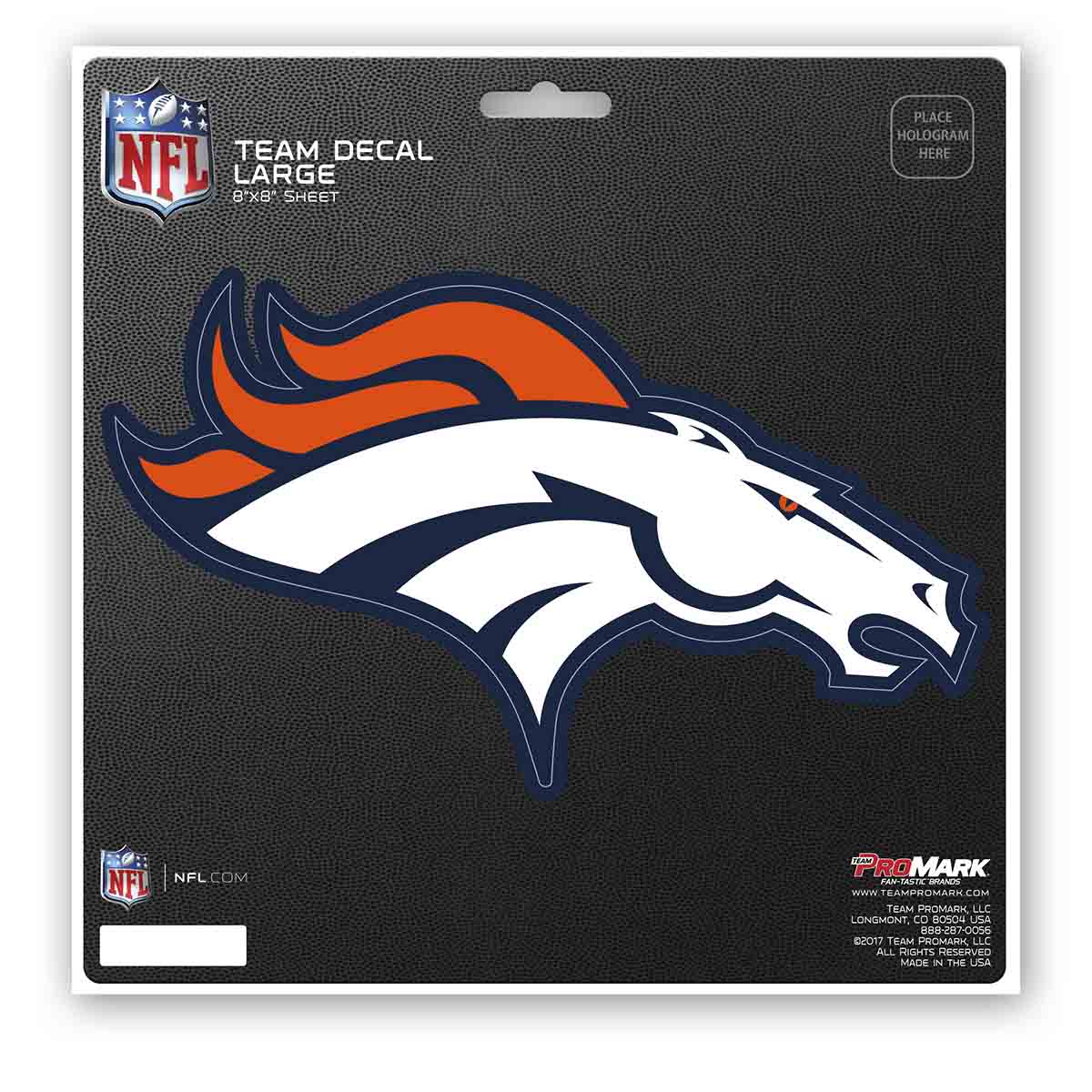 Denver Broncos Large Decal Sticker