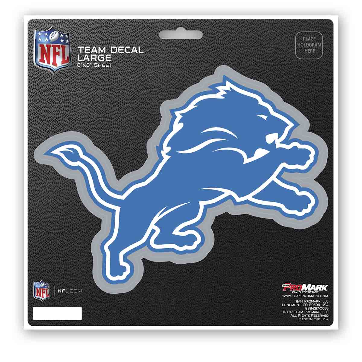 Detroit Lions Large Decal Sticker