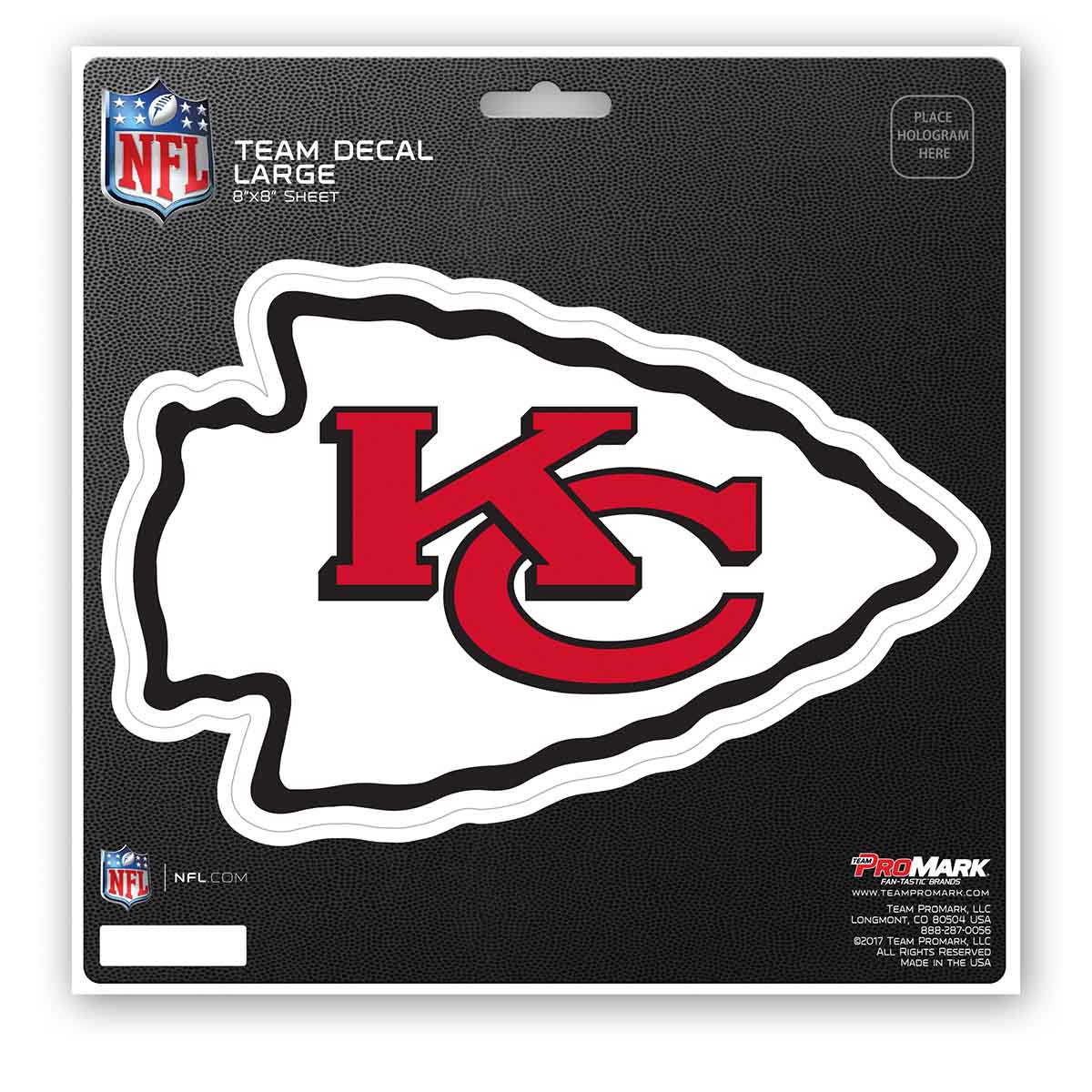 Kansas City Chiefs Large Decal Sticker