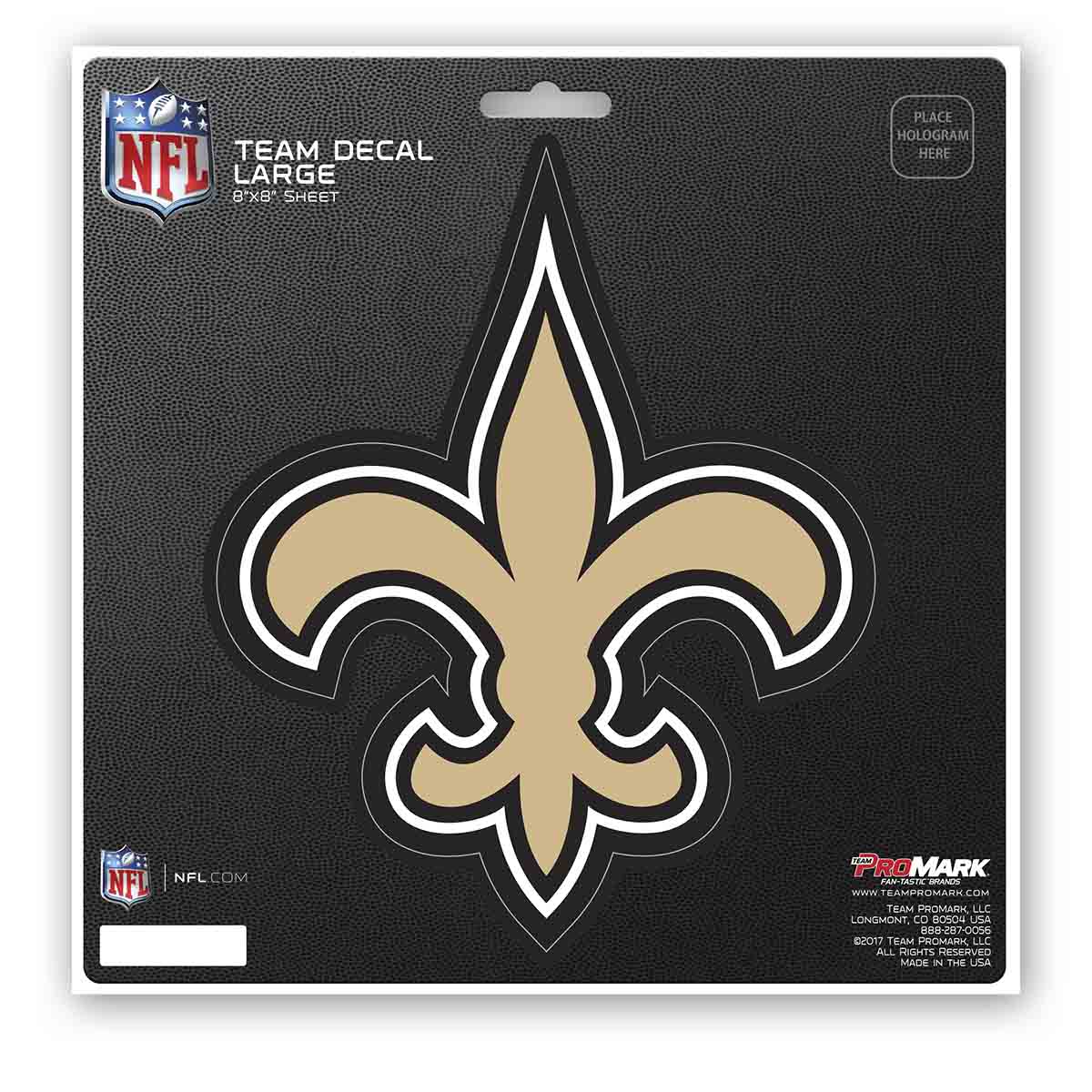 New Orleans Saints Large Decal Sticker