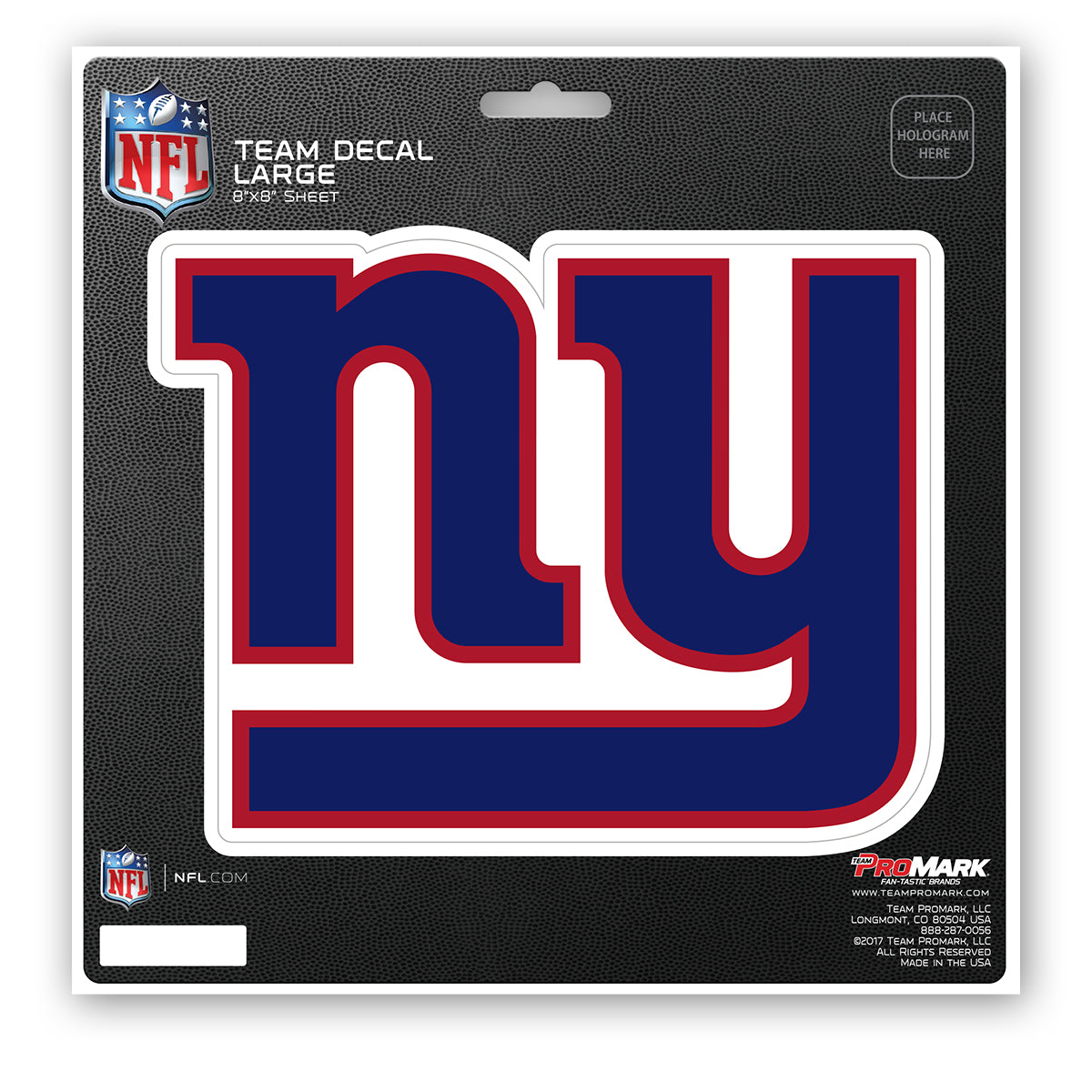 New York Giants Large Decal Sticker