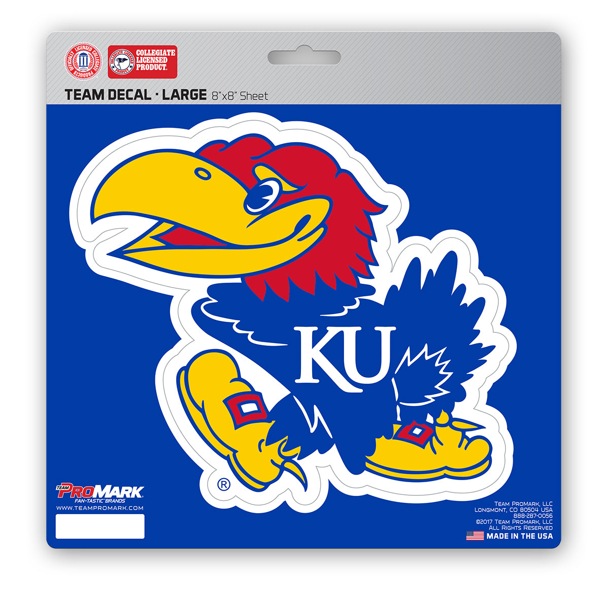 Kansas Jayhawks Large Decal Sticker