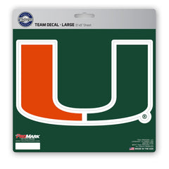 Miami Hurricanes Large Decal Sticker